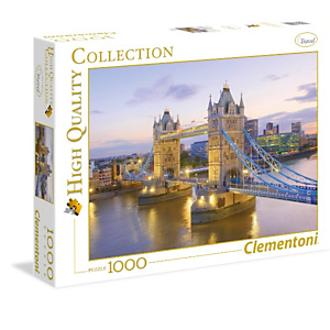 Clementoni, Puzzle, 1000pz-tower bridge, 39022B Clementoni, Puzzle, 1000pz-tower bridge, 39022B