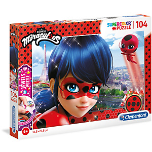 CLEMENTONI, Puzzle, 104- miraculous, 20155 CLEMENTONI, Puzzle, 104- miraculous, 20155
