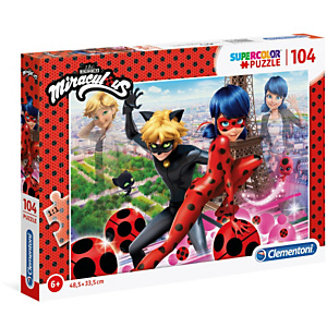 Clementoni, Puzzle, 104- miraculous, 27077 Clementoni, Puzzle, 104- miraculous, 27077