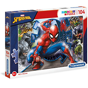 Clementoni, Puzzle, 104- spider-man, 27116 Clementoni, Puzzle, 104- spider-man, 27116