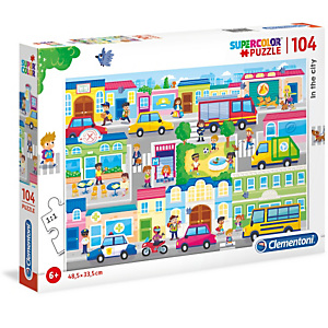 Clementoni, Puzzle, 104- the city - no license, 27114 Clementoni, Puzzle, 104- the city - no license, 27114