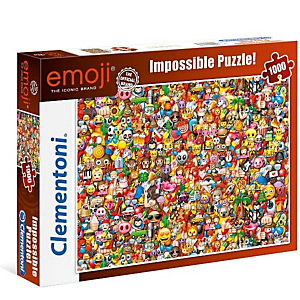 CLEMENTONI, Puzzle, Emoji impossible 1000pz, 39388 CLEMENTONI, Puzzle, Emoji impossible 1000pz, 39388