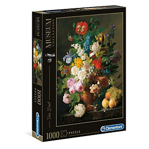 CLEMENTONI, Puzzle, Van dael vaso di fiori 1000pz, 31415