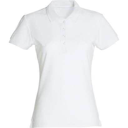 CLIQUE Polo basic Femme Blanc XS
