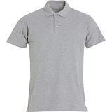 CLIQUE Polo basic Homme Anthracite Chiné L CLIQUE Polo basic Homme Anthracite Chiné L