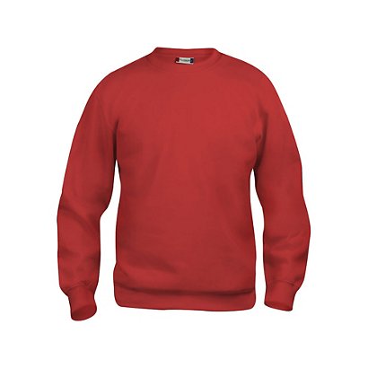CLIQUE Sweat basic col rd Rouge XL