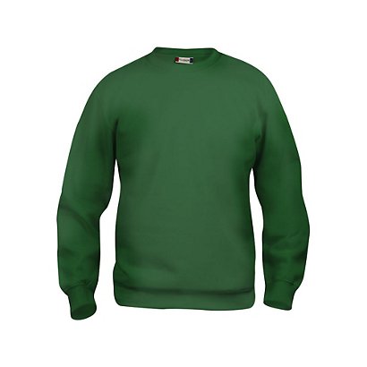 CLIQUE Sweat basic col rd Vert Bouteille XS