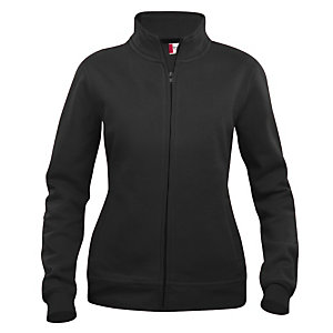 CLIQUE Sweat basic zippé Femme Noir XL