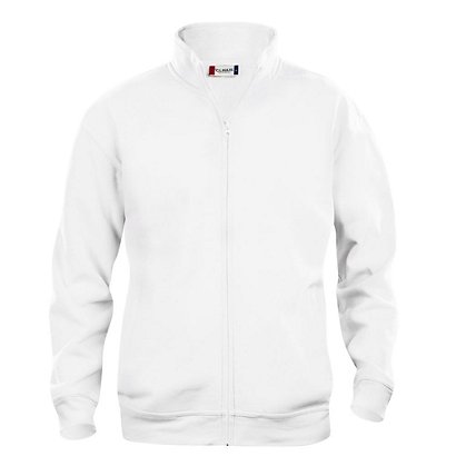 CLIQUE Sweat basic zippé Homme Blanc XL