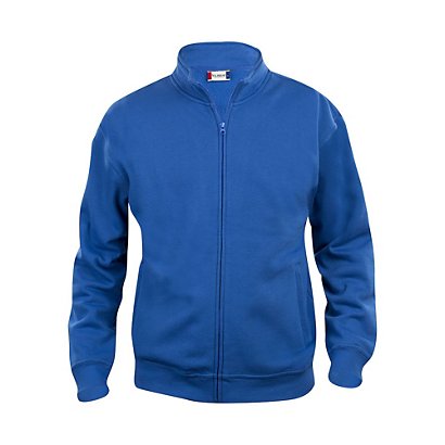CLIQUE Sweat basic zippé Homme Bleu Royal XL