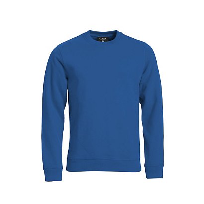 CLIQUE Sweatshirt col rond Bleu Royal 4XL