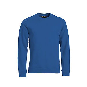 CLIQUE Sweatshirt col rond Bleu Royal XXL