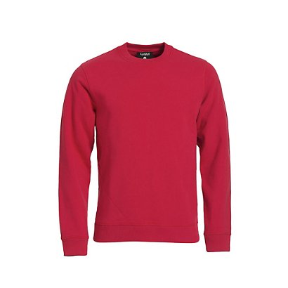 CLIQUE Sweatshirt col rond Rouge 3XL