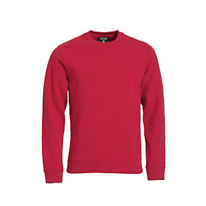 CLIQUE Sweatshirt col rond Rouge XS