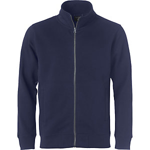 CLIQUE Sweatshirt zippée Homme Bleu Marine 4XL