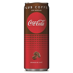 Coca-Cola Plus Coffee Refresco sin azúcar con extracto de café, 250 ml Coca-Cola Plus Coffee Refresco sin azúcar con extracto de café, 250 ml