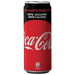 Coca-Cola Zero Lattina da 33 cl. (confezione da 24 lattine)