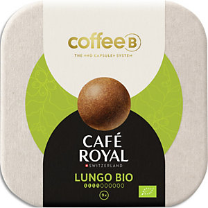 COFFEE BE Boîte de 9 boules Coffee B par Café Royal Lungo Bio
