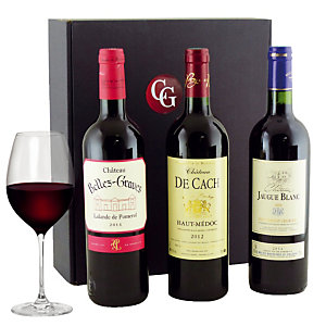 Coffret 3 bouteilles Grands Vins de Bordeaux