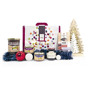 Coffret cadeau Valisette Terroir - Panier gourmand Noël prêt à offrir - 5 éléments Coffret cadeau Valisette Terroir - Panier gourmand Noël prêt à offrir - 5 éléments