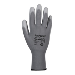 COFRA® Guanto da lavoro AIRPLUME, Protezione meccanica, Rivestimento in Poliuretano, Taglia 6, Grigio (1 paio) COFRA® Guanto da lavoro AIRPLUME, Protezione meccanica, Rivestimento in Poliuretano, Taglia 6, Grigio (1 paio)