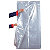 Coiffe-palette recyclée en liasse - transparent - 1500 mm x 1500 mm - 25 microns - 200 coiffes - 1
