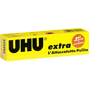 Colla UHU Extra Attaccatutto - 31 ml - trasparente - UHU Colla UHU Extra Attaccatutto - 31 ml - trasparente - UHU