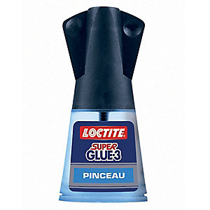 Colle forte liquide Loctite Super Glue 3 - Pinceau 5 g - collage permanent