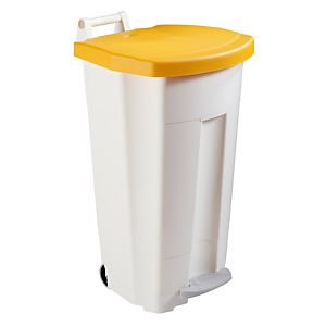 Collecteur jaune à pédale 90 L Rossignol Collecteur jaune à pédale 90 L Rossignol
