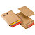 COLOMPAC Busta a sacco CP 010 in cartone - adesivo permanente - formato A5 (185 x 270 mm) - altezza massima 50 mm - avana - 2