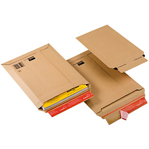 COLOMPAC Busta a sacco CP 010 in cartone - adesivo permanente - formato B5 (185 x 270 mm) - altezza massima 50 mm - avana COLOMPAC Busta a sacco CP 010 in cartone - adesivo permanente - formato B5 (185 x 270 mm) - altezza massima 50 mm - avana