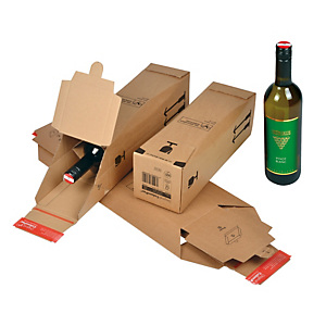 COLOMPAC Scatola CP 181 per bottiglie - modulo base per 1 bottiglia - 74x74x305 mm - ColomPac COLOMPAC Scatola CP 181 per bottiglie - modulo base per 1 bottiglia - 74x74x305 mm - ColomPac
