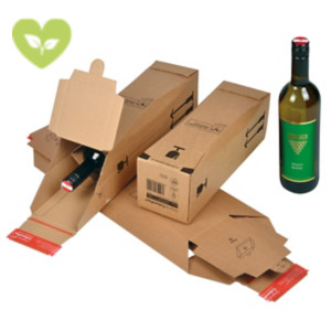 COLOMPAC Scatola per spedizioni bottiglie CP181, Cartone, 30,5 x 7,4 x 7,4 cm, Avana (confezione 10 pezzi) COLOMPAC Scatola per spedizioni bottiglie CP181, Cartone, 30,5 x 7,4 x 7,4 cm, Avana (confezione 10 pezzi)