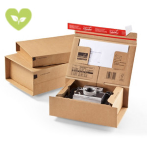 COLOMPAC Scatola per spedizioni fragili CP067, Cartone ondulato, 23 x 16,6 x 9 cm (C5), Avana (confezione 10 pezzi) COLOMPAC Scatola per spedizioni fragili CP067, Cartone ondulato, 23 x 16,6 x 9 cm (C5), Avana (confezione 10 pezzi)