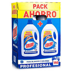 Colon Gel Original - Detergente para Lavadora, Formato Gel Profesional, pack 146 lavados