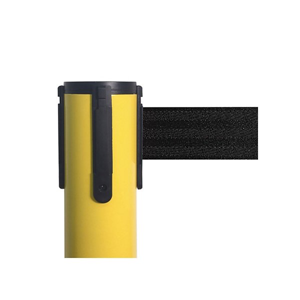 Colonnina colore nero con nastro blu 100cm x 3m - 21