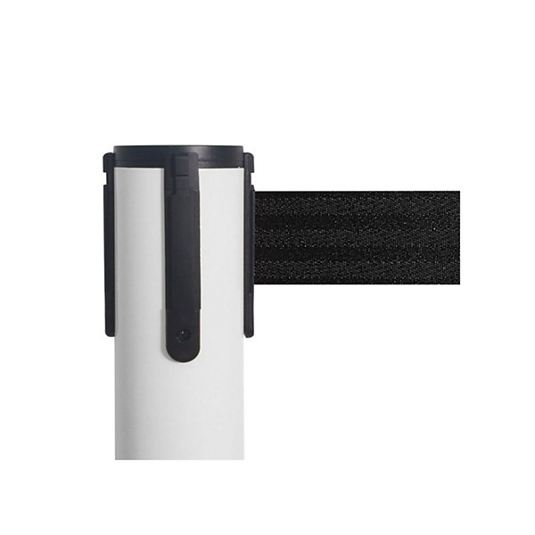 Colonnina colore nero con nastro giallo/nero 100cm x 3m - 13