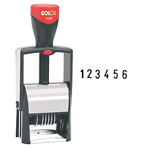 Colop 2106 Microban Classic Line Numerador metálico automático Colop 2106 Microban Classic Line Numerador metálico automático