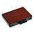 COLOP Cassette d'encre pré-encrée compatible TRODAT Printy 4912 - Rouge (paquet 2 unités) - 2