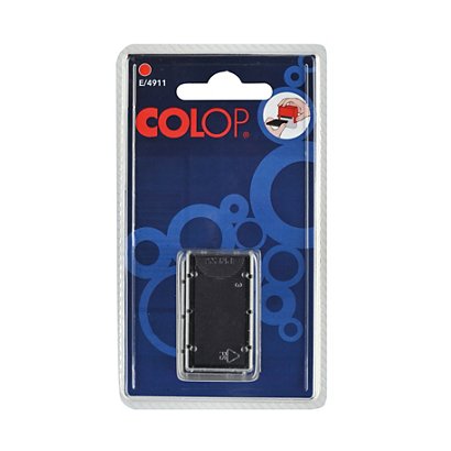 Colop Cassette d'encre pré-encrée E/4911 compatible TRODAT 4911/ 4820/ 4822 - Rouge - Lot de 2 - 1