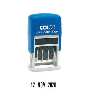 Colop Mini-dater S 120 Sello fechador con entintaje automático Colop Mini-dater S 120 Sello fechador con entintaje automático