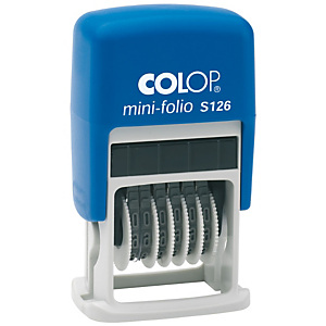 Colop mini-folio S 126 Numerador automático Colop mini-folio S 126 Numerador automático