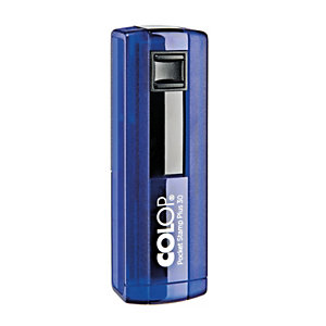Colop Pocket Stamp Plus 30 Sello personalizable de bolsillo con entintaje automático tinta azul
