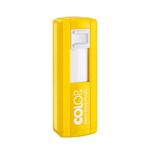 Colop Pocket Stamp Plus Timbro personalizzabile, 38 x 14 mm, Giallo Colop Pocket Stamp Plus Timbro personalizzabile, 38 x 14 mm, Giallo