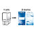 Colop Printer 20 Microban® Sello personalizable con tratamiento antibacteriano y entintaje automático tinta azul - 2