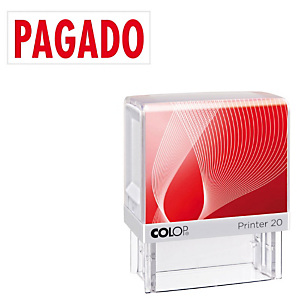 Colop Printer 20 Sello con entintaje automático Pagado Colop Printer 20 Sello con entintaje automático Pagado