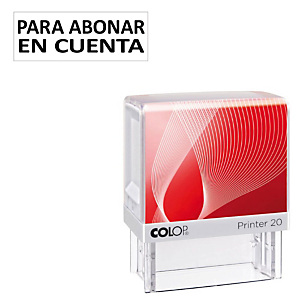 Colop Printer 20 Sello con entintaje automático Para abonar en cuenta Colop Printer 20 Sello con entintaje automático Para abonar en cuenta