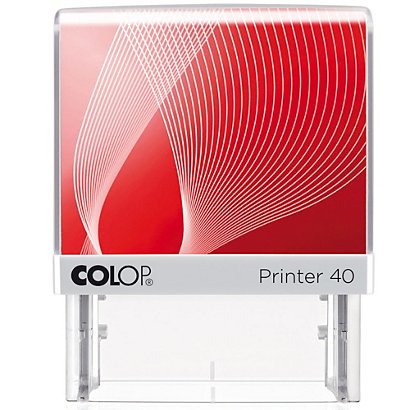 Colop Printer 40 G7 Sello personalizable con entintaje automático tinta roja - 1