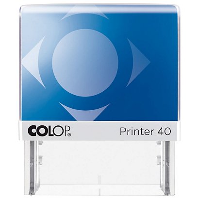 Colop Printer 40 Microban® Sello personalizable con tratamiento antibacteriano y entintaje automático tinta roja - 1