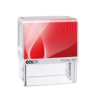 COLOP Printer Line Standard Timbro autoinchiostrante personalizzato Printer 60, 8 righe, 37 x 76 mm, Impronta Blu COLOP Printer Line Standard Timbro autoinchiostrante personalizzato Printer 60, 8 righe, 37 x 76 mm, Impronta Blu